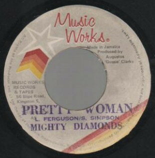 Artist Name: B - 【中古】7” Mighty Diamonds Pretty Woman NONE Music Works Records /00080