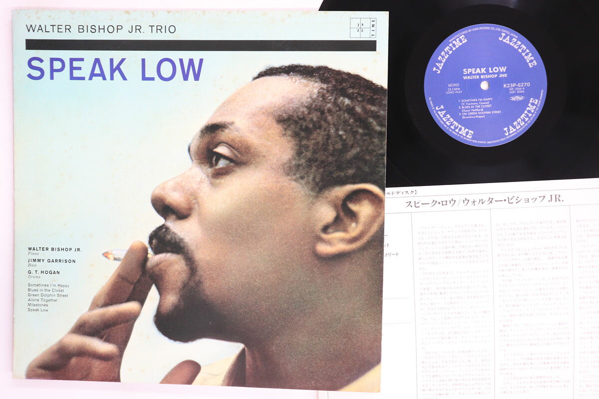 LP Walter Bishop Jr. Trio Speak Low K23P6270 JAZZTIME /00260