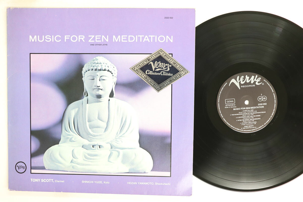 LP Tony Scott, 唯是震一, 山本邦山 Music For Zen Meditation (And Other Joys) 2332052 VERVE /00260