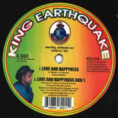 12” Sylford Walker Love And Happyness KE12016 King Earthquake /00230