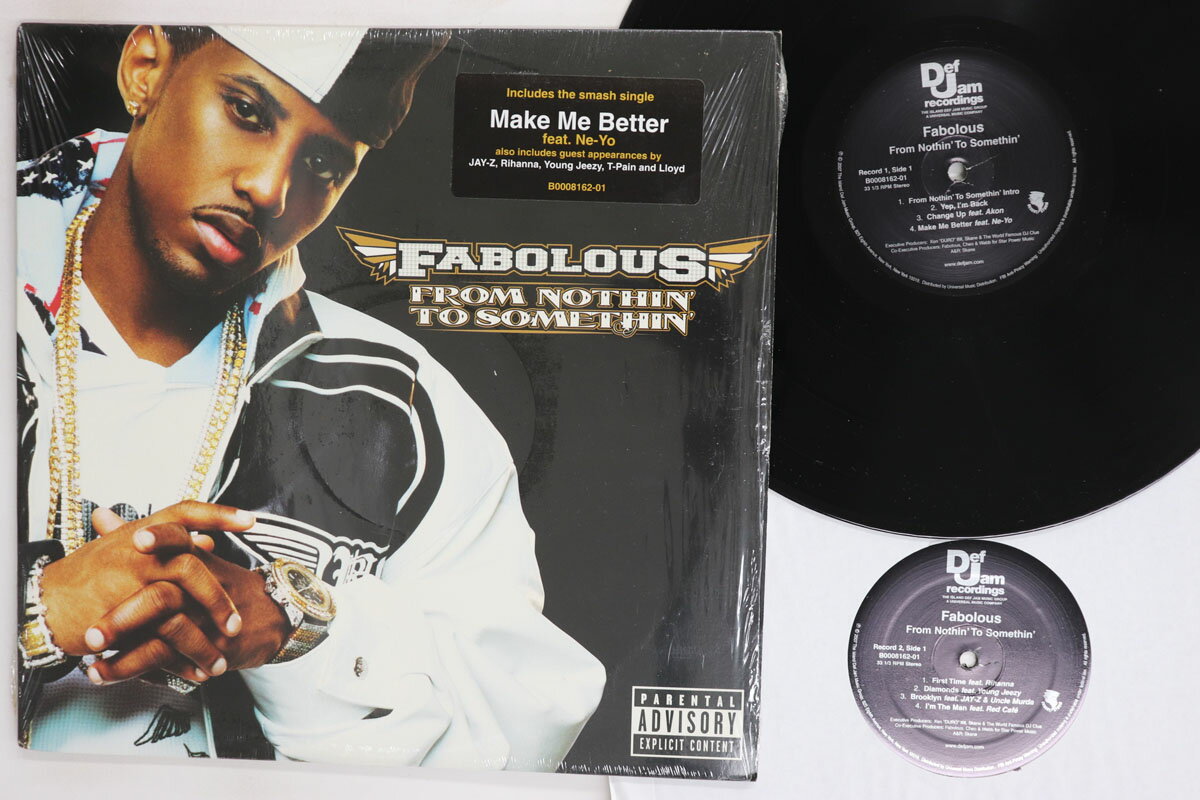2discs LP Fabolous From Nothin To Somethin B000816201 DEF JAM /00520