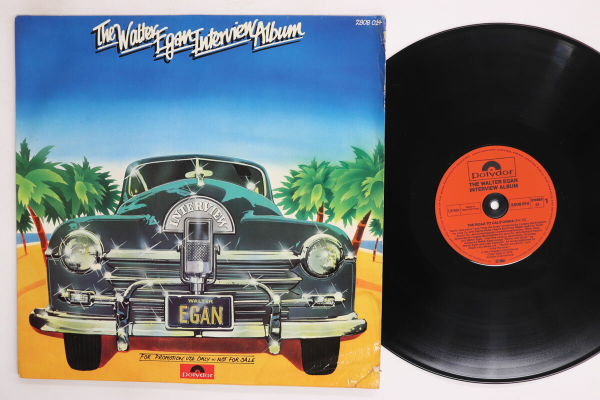 LP Walter Egan Walter Egan Interview Album 2808014 POLYDOR プロモ /00260