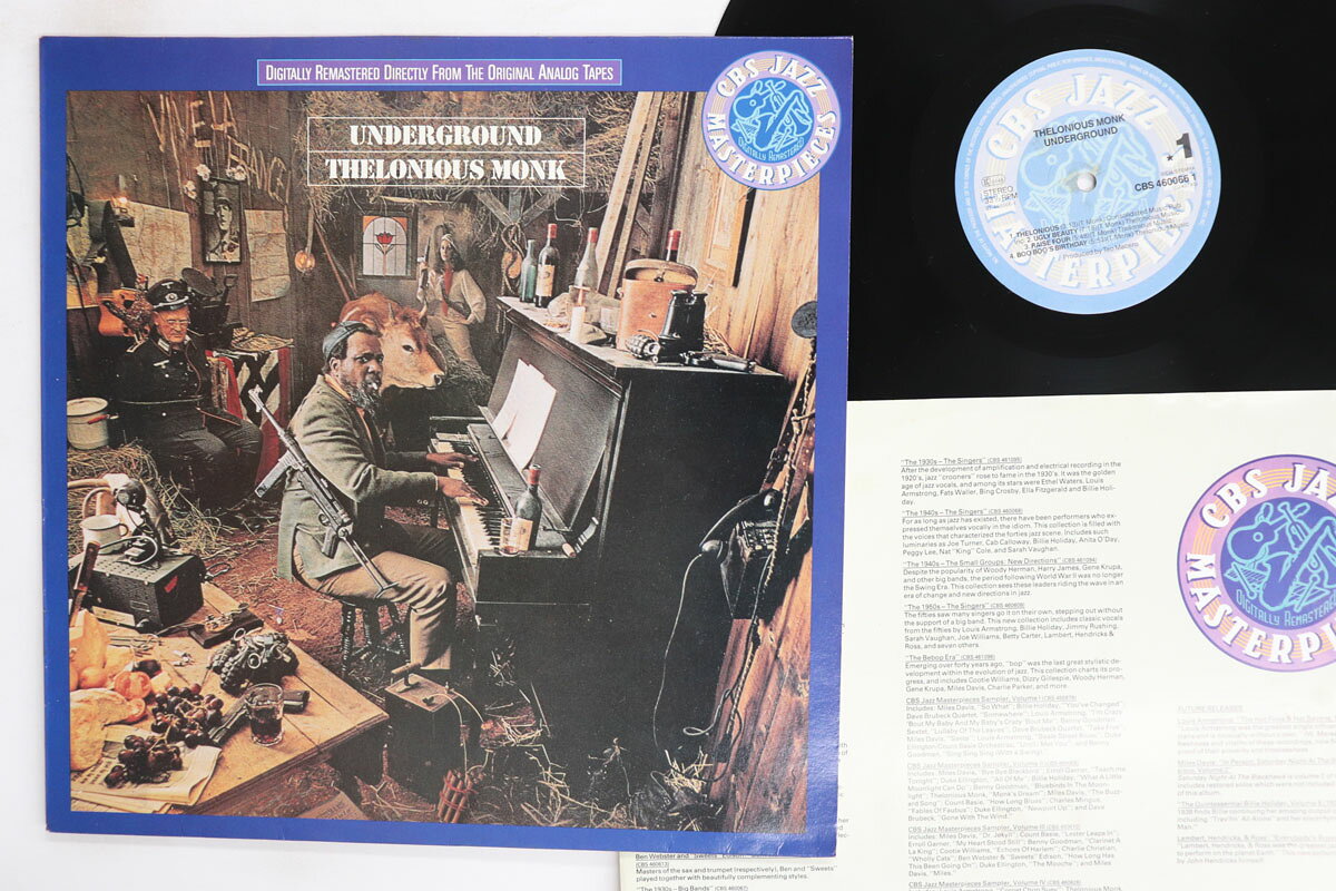LP Thelonious Monk Underground CBS4600661 CBS /00260
