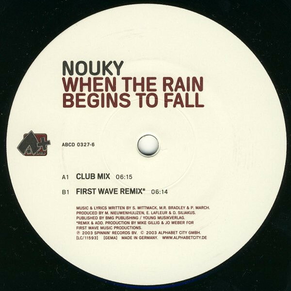 【中古】12インチ Nouky When The Rain Begins To Fall ABCD03276 Alpha+