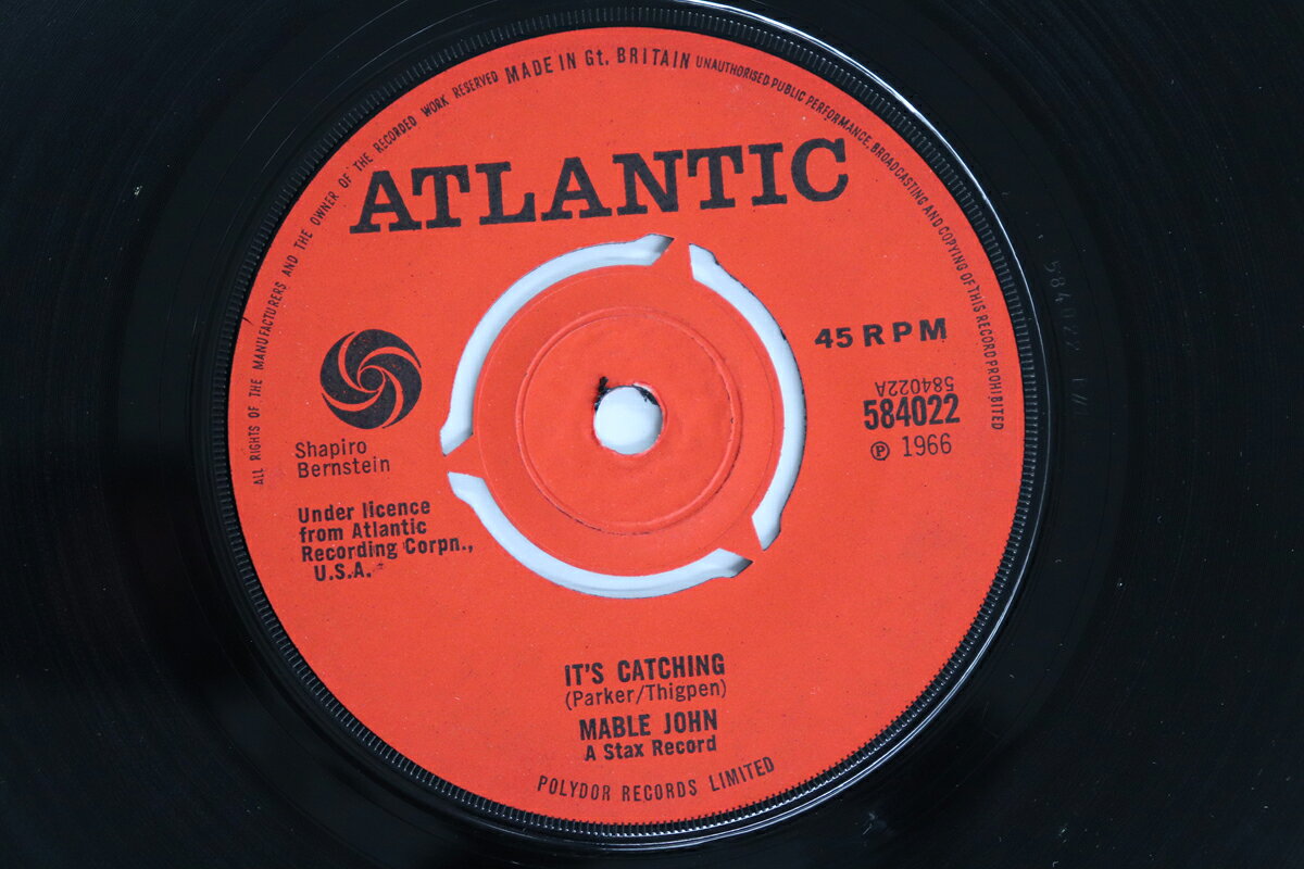 英7” Mable John Its Catching / Your Good Thing (Is About To End) 584022 Atlantic /00080
