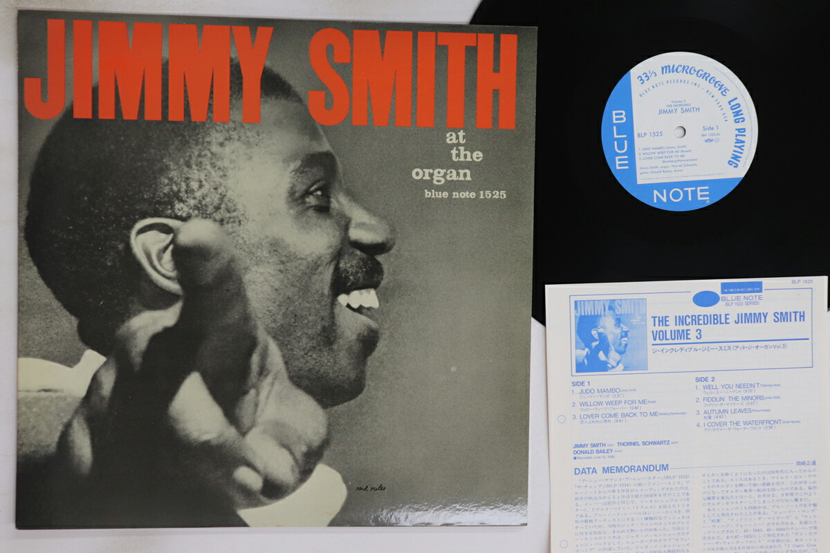 ・アーティスト Jimmy Smith ・タイトル At The Organ, Volume 3 ・レーベル・型番 BLUE NOTE BLP1525 ・フォーマット LPレコード ・コンディション(盤) 非常に良い(EX) ・コンディション(ジャケット) 良い (VG+) ・コンディション(帯) オビなし ・特記事項 【ライナー付き】 実際に発送される商品の画像です 【ご購入前に必ずご確認ください】 ・本店サイト(www.recordcity.jp)とは価格、送料が違います ・本店サイト、その他支店のオーダーとは同梱発送できません ・注文確定後に別の注文を頂いた場合、注文同士の同梱は致しかねます。 ・別倉庫から発送しているため、店頭受け渡しは対応しておりません ・一部商品は他の通販サイトでも販売しているため、ご注文のタイミングによっては商品のご用意ができない場合がございます。 ・土日祝日はお休みです 金曜・祝前日9時以降のご連絡またはご入金は、返答または発送が週明け・祝日明けに順次対応となります。 ・ご購入後のキャンセル不可 ご購入後のキャンセルはいかなる理由においてもお受けできません。ご了承の上、ご購入くださいませ。 ・日本郵便(ゆうパック/ゆうメール)によるお届けになります。 ・中古品であることをご理解ください 当ストアでは中古商品を主に販売しております。中古品であることをご理解の上ご購入ください。また、一部商品はRecordCityオンラインストアで試聴可能です。 ・返品について お客様のご都合による返品は一切承っておりません。 表記の内容と実際の商品に相違がある場合、また針飛び等で返品・返金をご希望される場合は、商品の到着後1週間以内にご連絡ください。商品の返送をこちらで確認後、キャンセル・返金を行います。 コンディションVG以下の商品は返品できません。プレイに影響のない表面のこすれ傷、プレス起因のノイズ盤は返品の対象外です。 【コンディション表記】 ・ほぼ新品(M-)(Like New) 完全な新品。未使用。当店ではほぼ使用しません ・非常に良い(EX)(Excellent) 中古盤として美品な状態。わずかな経年を感じるものの傷みを感じさせない、当店基準で最高の状態 ・良い(VG+)(Very Good Plus) 丁寧に扱われた中古品で、軽い使用感がみられる。 ・可(VG)(Acceptable) 使い込まれた中古品で、「良い」よりもさらに使用感がみられる。 ・悪い(VG-)(Bad) 状態が悪いアイテム。使用の保障はなく、再生不可、針飛び、目立つノイズがあるかもしれない。状態によるクレーム不可。返品不可。 ・非常に悪い(G)(Very Bad) 「悪い」よりさらに状態が悪いアイテム。使用の保障はなく、再生不可、針飛び、目立つノイズがあるかもしれない。状態によるクレーム不可。返品不可。 ・ジャンク(Fair)(Junk/Fair) 割れている、反っている、水ダメージがある、カビ、ジャケットが分離している、ひどい書き込み、ひどい擦れなど最低の状態。使用の保障はなく、再生不可、針飛び、目立つノイズがあるかもしれない。状態によるクレーム不可。返品不可。 ・ジャンク(Poor)(Junk/Poor) 割れている、反っている、水ダメージがある、カビ、ジャケットが分離している、ひどい書き込み、ひどい擦れなど最低の状態。使用の保障はなく、再生不可、針飛び、目立つノイズがあるかもしれない。状態によるクレーム不可。返品不可。