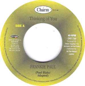 【中古】7” Frankie Paul Thinking Of You CRT730 Charm /00080