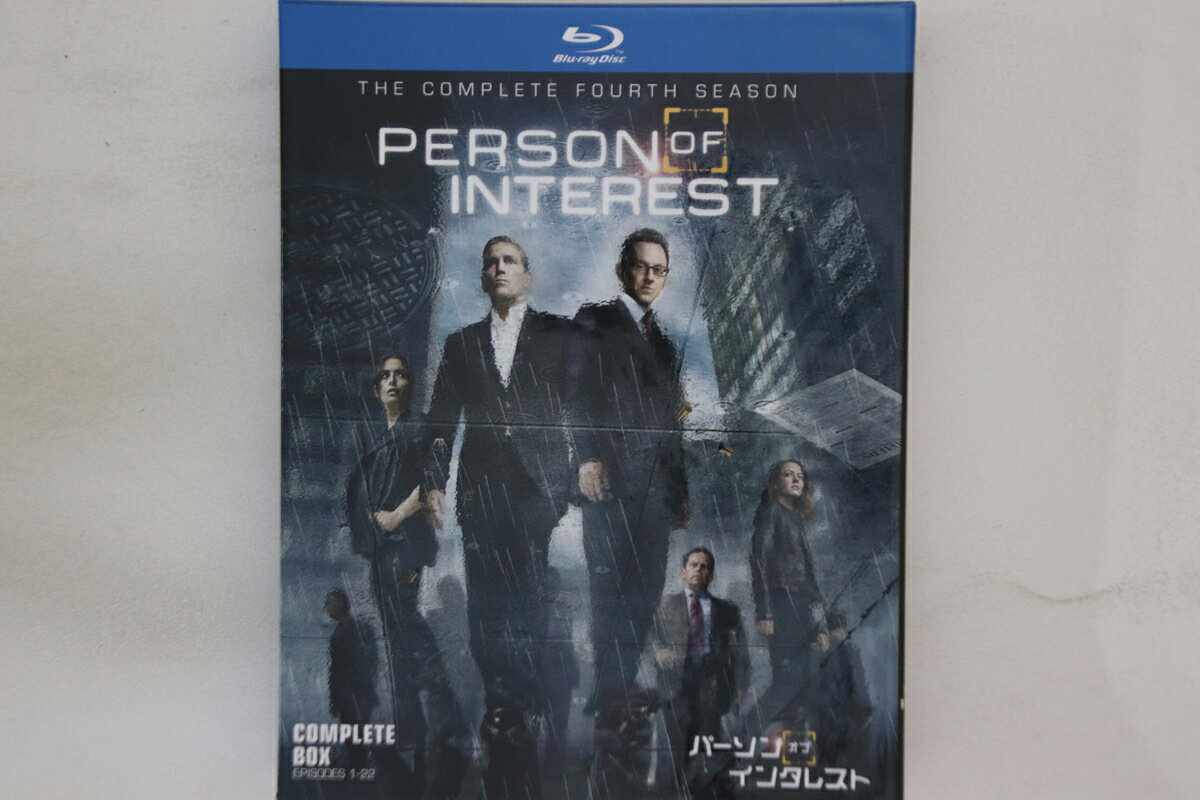 【中古】4discs Blu-ray Movie パーソン オブ インタレスト シーズン4 1000584218PROMO WARNER プロモ /00440
