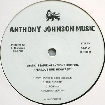 LP Mystic I, Anthony Johnson Perilous Time Showcase (Plane Sleeve) AJLP01 Anthony Johnson Musi /00235