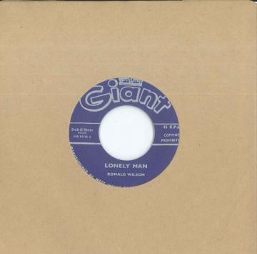 7” Ronald Wilson / Douglas Brothe Lonely Man / Down And Out DSRKE06 Giant/King Edwards/D /00048
