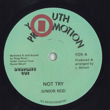 7” Junior Reid Not Try / Not Try Version YD9 Youth Promotion EU /00048
