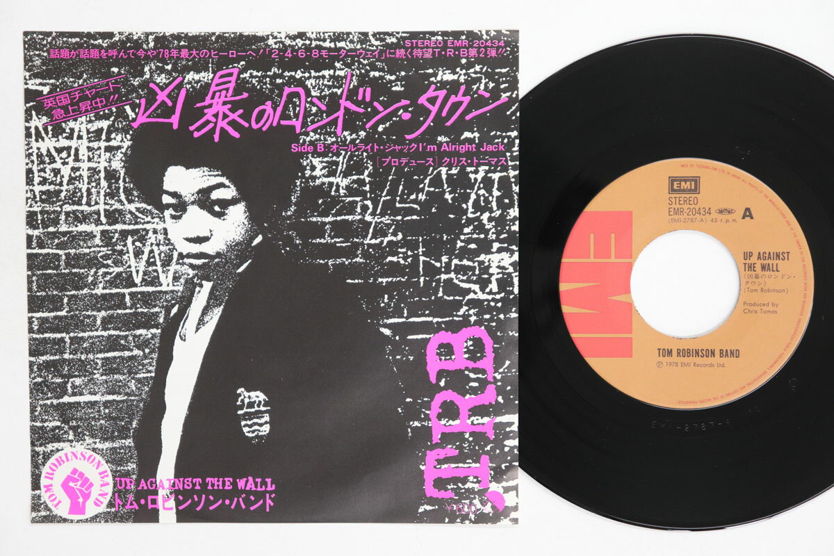 Artist Name: R - 【中古】7” トム・ロビンソン・バンド 凶暴のロンドン・タウン / オールライト・ジャック EMR20434 EMI /00080