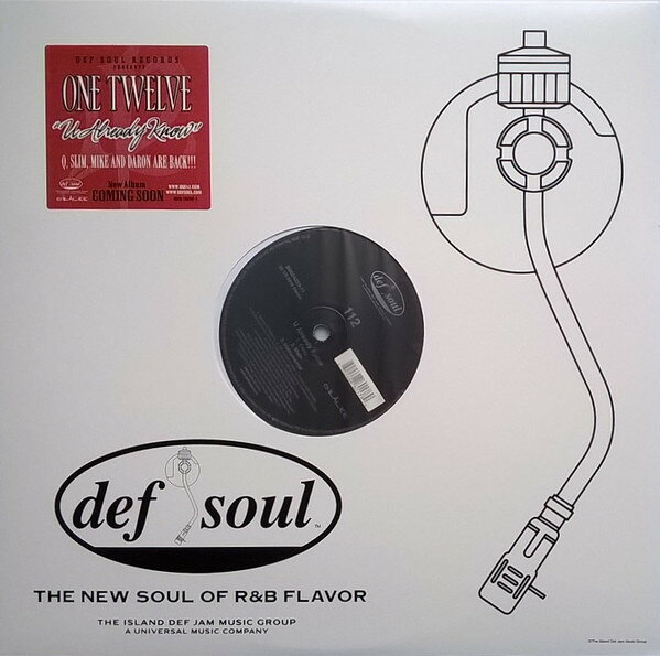 12” 112 U Already Know B000422911 Def Soul /00250