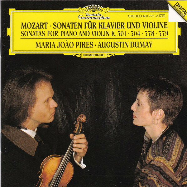 CD Wolfgang Amadeus Mozart - Mari Sonaten F r Klavier Und Violine = Sonatas For Piano 4317712 Deutsche Grammophon /00110