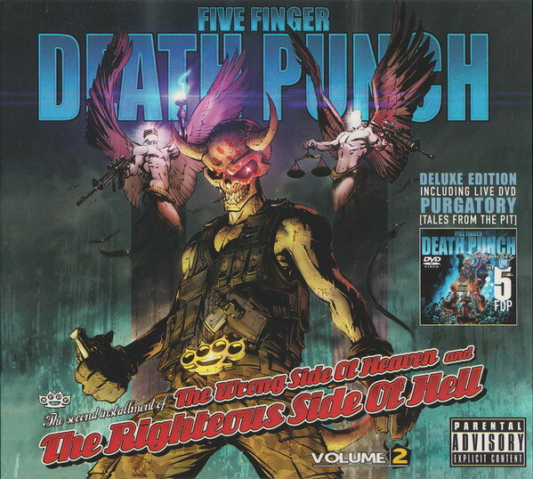 2discs CD Five Finger Death Punch Wrong Side Of Heaven And The Righteous Side Of Hell 3985011608 Prospect Park /00220