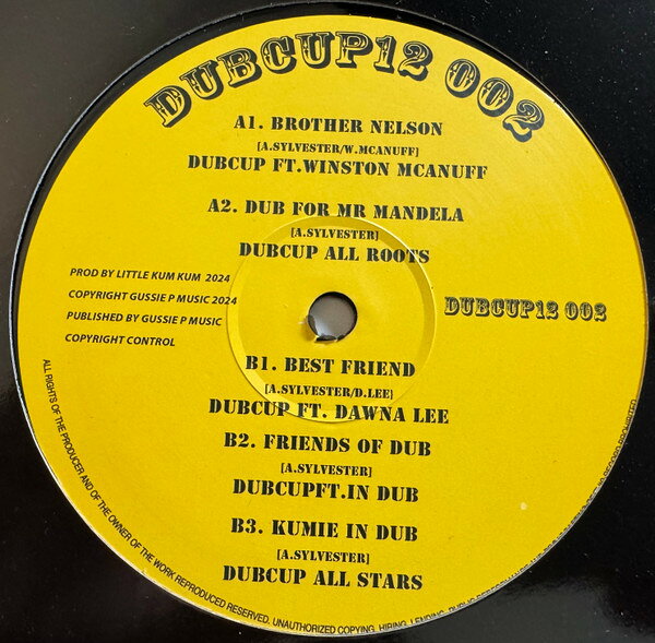 12” Winston McAnuff , Dawna Lee Brother Nelson / Best Friend DUBCUP12002 Sip A Cup Records /00250