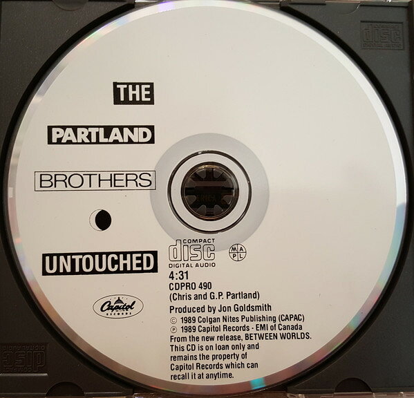 CD Partland Brothers Untouched CDPRO490 Capitol Records プロモ /00110