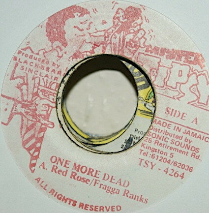 7” Anthony Red Rose &amp; Fragga Rank One More Dead TSY4264 Mister Tipsy /00080