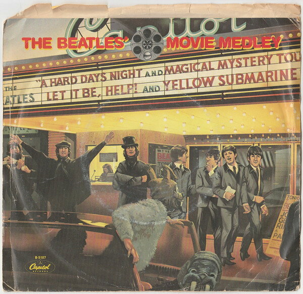 【中古】7” Beatles The Beatles Movie Medley B5107 Capitol Records /00080
