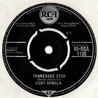 7” Eddy Arnold Tennessee Stud 45RCA1138 RCA /00080