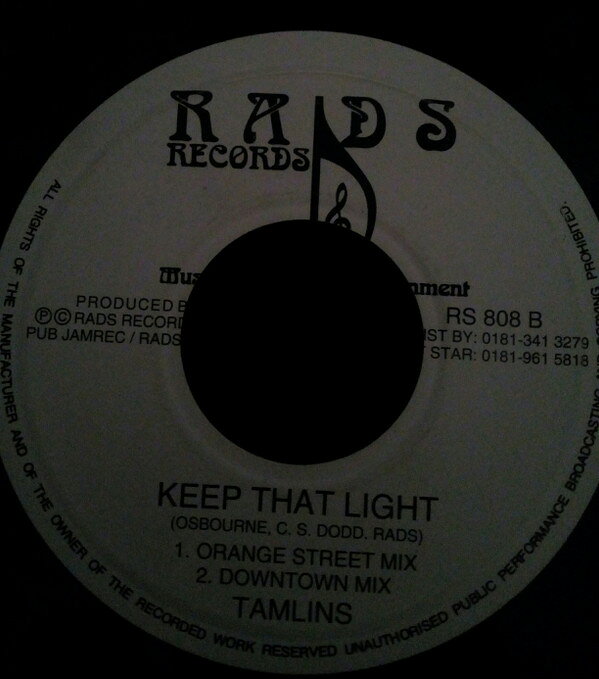 7” Tamlins Keep That Light RS808 Rads Records /00080