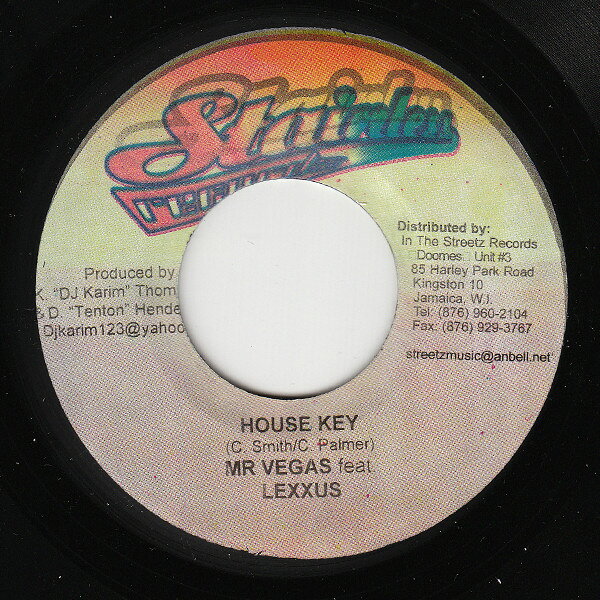 7” Mr. Vegas Feat Lexxus / Future House Key / Heavy Liquor NONE Stainless Records /00080