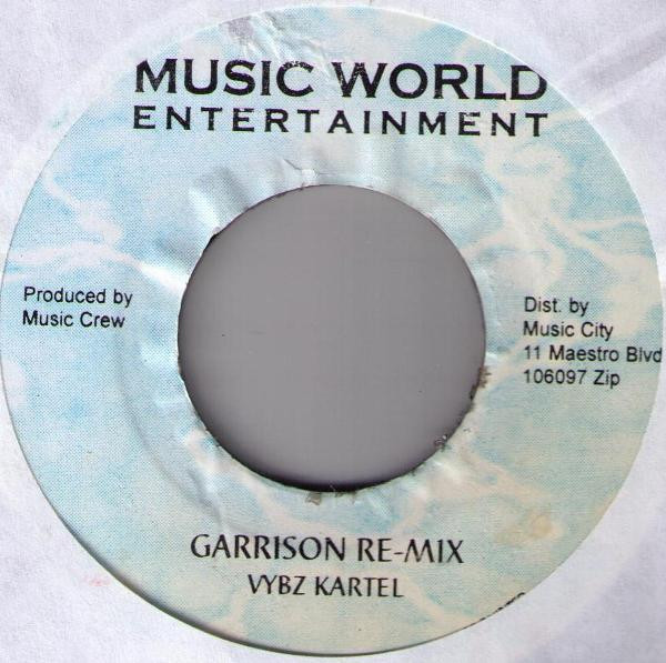 7” Vybz Kartel / Chino (8), Denni Garrison Re-Mix / Hand Writing NONE Music World Entertai /00080