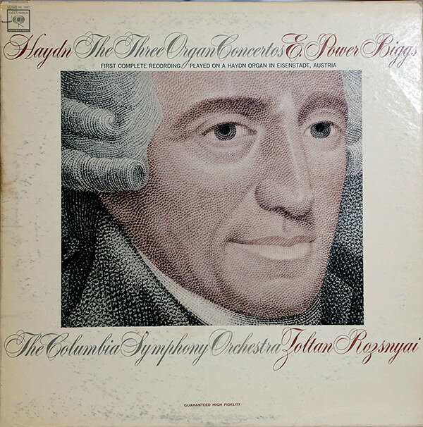 【中古】LP E. Power Biggs, Columbia Symph Haydn - The Three Organ Concertos ML6082 COLUMBIA MASTERWORK /00260