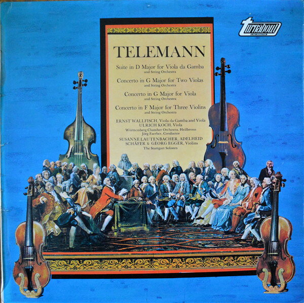 LP Ernst Wallfisch, Ernst Wallfis Georg Philipp Telemann / Suite In D Major For Viola TV34288S TURNABOUT /00260