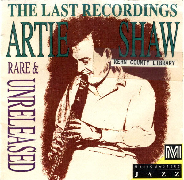2discs CD Artie Shaw The Last Recordings Rare &amp; Unreleased 01612650712 MusicMasters Jazz /00220