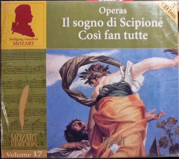 5discs CD Wolfgang Amadeus Mozart Mozart Edition Vol.17-operas: Il Sogno Di Scipione 9972915 Brilliant Classics /00420