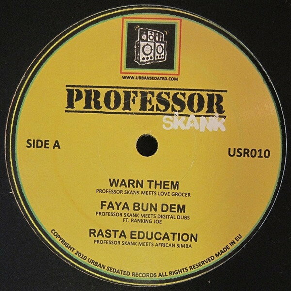 12” Professor Skank Rasta Education EP USR010 Urban Sedated Record /00250