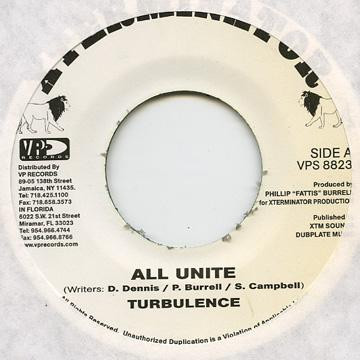 7” Turbulence (4) All Unite VPS8823 XTerminator /00080