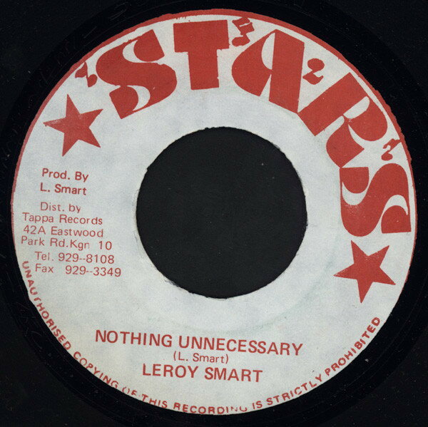 7” Leroy Smart Nothing Unnecessary NONE Stars /00080