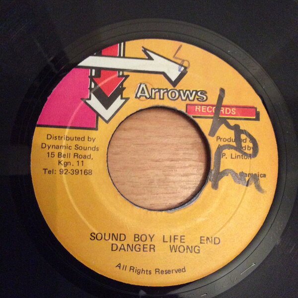 7” Danger Wong Sound Boy Life End NONE Arrows Records /00080