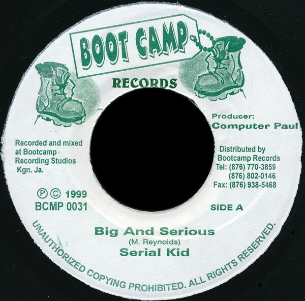 Artist Name: R - 【中古】7” Serial Kid / Computer Paul Big And Serious / Smile Version BCMP0031 Boot Camp Records /00080