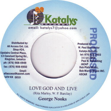 7” George Nooks Love God And Live NONE Katalys Records /00080