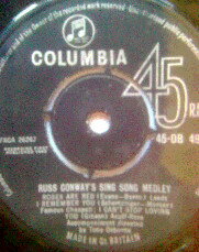 7” Russ Conway Russ Conways Sing Song Medley 45DB4940 COLUMBIA /00080