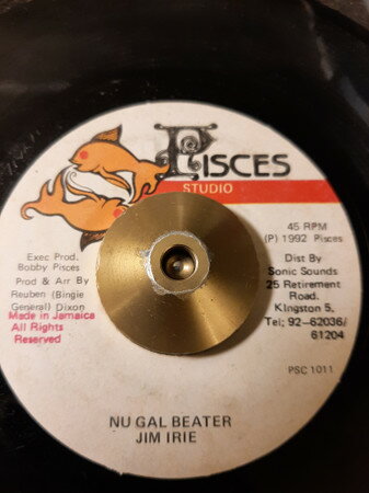 7” Jim Irie Nu Gal Beater PSC1011 Pisces Studio /00080
