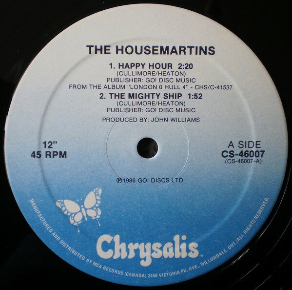 12” Housemartins Happy Hour CS46007 Chrysalis /00250
