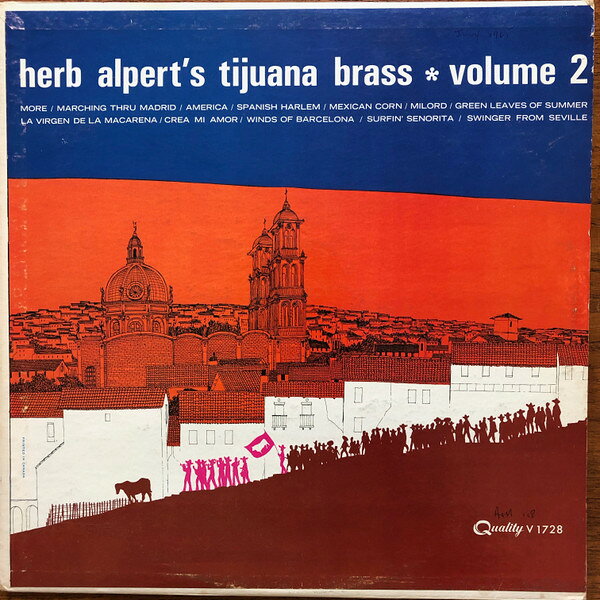 ・アーティスト Herb Alpert & The Tijuana Brass ・タイトル Volume 2 ・レーベル・型番 Quality V1728 ・フォーマット LPレコード ・コンディション(盤) 良い (VG+) ・コンディション(ジャケット) 良い (VG+) ・コンディション(帯) オビなし ・特記事項 サンプル画像です。実際の商品の画像ではありません 商品写真はバーコード/カタログ番号に対応したサンプル画像ですので、お送りする商品の画像ではありません。帯やライナーなどの付属品は、特記事項に記載されている場合のみ含まれます。プロモやカラーレコードなどの仕様についても、該当する場合のみ特記事項に記載しています。 【ご購入前に必ずご確認ください】 ・本店サイト(www.recordcity.jp)とは価格、送料が違います ・本店サイト、その他支店のオーダーとは同梱発送できません ・注文確定後に別の注文を頂いた場合、注文同士の同梱は致しかねます。 ・別倉庫から発送しているため、店頭受け渡しは対応しておりません ・一部商品は他の通販サイトでも販売しているため、ご注文のタイミングによっては商品のご用意ができない場合がございます。 ・土日祝日はお休みです 金曜・祝前日9時以降のご連絡またはご入金は、返答または発送が週明け・祝日明けに順次対応となります。 ・ご購入後のキャンセル不可 ご購入後のキャンセルはいかなる理由においてもお受けできません。ご了承の上、ご購入くださいませ。 ・日本郵便(ゆうパック/ゆうメール)によるお届けになります。 ・中古品であることをご理解ください 当ストアでは中古商品を主に販売しております。中古品であることをご理解の上ご購入ください。また、一部商品はRecordCityオンラインストアで試聴可能です。 ・返品について お客様のご都合による返品は一切承っておりません。 表記の内容と実際の商品に相違がある場合、また針飛び等で返品・返金をご希望される場合は、商品の到着後1週間以内にご連絡ください。商品の返送をこちらで確認後、キャンセル・返金を行います。 コンディションVG以下の商品は返品できません。プレイに影響のない表面のこすれ傷、プレス起因のノイズ盤は返品の対象外です。 【コンディション表記】 ・ほぼ新品(M-)(Like New) 完全な新品。未使用。当店ではほぼ使用しません ・非常に良い(EX)(Excellent) 中古盤として美品な状態。わずかな経年を感じるものの傷みを感じさせない、当店基準で最高の状態 ・良い(VG+)(Very Good Plus) 丁寧に扱われた中古品で、軽い使用感がみられる。 ・可(VG)(Acceptable) 使い込まれた中古品で、「良い」よりもさらに使用感がみられる。 ・悪い(VG-)(Bad) 状態が悪いアイテム。使用の保障はなく、再生不可、針飛び、目立つノイズがあるかもしれない。状態によるクレーム不可。返品不可。 ・非常に悪い(G)(Very Bad) 「悪い」よりさらに状態が悪いアイテム。使用の保障はなく、再生不可、針飛び、目立つノイズがあるかもしれない。状態によるクレーム不可。返品不可。 ・ジャンク(Fair)(Junk/Fair) 割れている、反っている、水ダメージがある、カビ、ジャケットが分離している、ひどい書き込み、ひどい擦れなど最低の状態。使用の保障はなく、再生不可、針飛び、目立つノイズがあるかもしれない。状態によるクレーム不可。返品不可。 ・ジャンク(Poor)(Junk/Poor) 割れている、反っている、水ダメージがある、カビ、ジャケットが分離している、ひどい書き込み、ひどい擦れなど最低の状態。使用の保障はなく、再生不可、針飛び、目立つノイズがあるかもしれない。状態によるクレーム不可。返品不可。