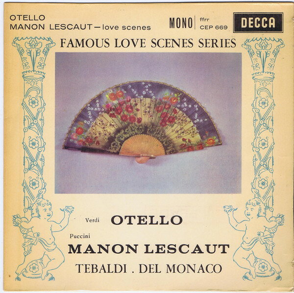 ・アーティスト Giacomo Puccini - Renata Tebaldi , Mario del Monaco , Alberto Erede , Giuseppe Verdi , Francesco Molinari-Pradelli ・タイトル Otello / Manon Lescaut - Love Scenes ・レーベル・型番 Decca CEP669 ・フォーマット 7インチレコード ・コンディション(盤) 良い (VG+) ・コンディション(ジャケット) 可 (VG) ・コンディション(帯) オビなし ・特記事項 【カバー酷い変色】【カバー折れ/しわ】【盤に薄い跡】 サンプル画像です。実際の商品の画像ではありません 商品写真はバーコード/カタログ番号に対応したサンプル画像ですので、お送りする商品の画像ではありません。帯やライナーなどの付属品は、特記事項に記載されている場合のみ含まれます。プロモやカラーレコードなどの仕様についても、該当する場合のみ特記事項に記載しています。 【ご購入前に必ずご確認ください】 ・本店サイト(www.recordcity.jp)とは価格、送料が違います ・本店サイト、その他支店のオーダーとは同梱発送できません ・注文確定後に別の注文を頂いた場合、注文同士の同梱は致しかねます。 ・別倉庫から発送しているため、店頭受け渡しは対応しておりません ・一部商品は他の通販サイトでも販売しているため、ご注文のタイミングによっては商品のご用意ができない場合がございます。 ・土日祝日はお休みです 金曜・祝前日9時以降のご連絡またはご入金は、返答または発送が週明け・祝日明けに順次対応となります。 ・ご購入後のキャンセル不可 ご購入後のキャンセルはいかなる理由においてもお受けできません。ご了承の上、ご購入くださいませ。 ・日本郵便(ゆうパック/ゆうメール)によるお届けになります。 ・中古品であることをご理解ください 当ストアでは中古商品を主に販売しております。中古品であることをご理解の上ご購入ください。また、一部商品はRecordCityオンラインストアで試聴可能です。 ・返品について お客様のご都合による返品は一切承っておりません。 表記の内容と実際の商品に相違がある場合、また針飛び等で返品・返金をご希望される場合は、商品の到着後1週間以内にご連絡ください。商品の返送をこちらで確認後、キャンセル・返金を行います。 コンディションVG以下の商品は返品できません。プレイに影響のない表面のこすれ傷、プレス起因のノイズ盤は返品の対象外です。 【コンディション表記】 ・ほぼ新品(M-)(Like New) 完全な新品。未使用。当店ではほぼ使用しません ・非常に良い(EX)(Excellent) 中古盤として美品な状態。わずかな経年を感じるものの傷みを感じさせない、当店基準で最高の状態 ・良い(VG+)(Very Good Plus) 丁寧に扱われた中古品で、軽い使用感がみられる。 ・可(VG)(Acceptable) 使い込まれた中古品で、「良い」よりもさらに使用感がみられる。 ・悪い(VG-)(Bad) 状態が悪いアイテム。使用の保障はなく、再生不可、針飛び、目立つノイズがあるかもしれない。状態によるクレーム不可。返品不可。 ・非常に悪い(G)(Very Bad) 「悪い」よりさらに状態が悪いアイテム。使用の保障はなく、再生不可、針飛び、目立つノイズがあるかもしれない。状態によるクレーム不可。返品不可。 ・ジャンク(Fair)(Junk/Fair) 割れている、反っている、水ダメージがある、カビ、ジャケットが分離している、ひどい書き込み、ひどい擦れなど最低の状態。使用の保障はなく、再生不可、針飛び、目立つノイズがあるかもしれない。状態によるクレーム不可。返品不可。 ・ジャンク(Poor)(Junk/Poor) 割れている、反っている、水ダメージがある、カビ、ジャケットが分離している、ひどい書き込み、ひどい擦れなど最低の状態。使用の保障はなく、再生不可、針飛び、目立つノイズがあるかもしれない。状態によるクレーム不可。返品不可。