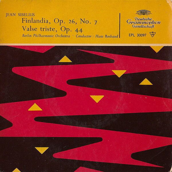 7” Jean Sibelius , Hans Rosbaud / Finlandia Op. 26 Nr. 7 / Valse Triste Op. 44 EPL30097 Deutsche Grammophon /00080