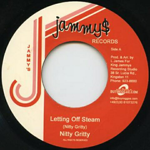 7” Nitty Gritty Letting Off Stream / Version JAMEU002 Jammys/Buyreggae EU /00058