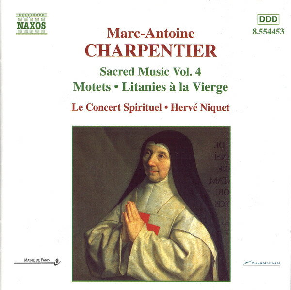 CD Le Concert Spirituel, Herve Ni Sacred Music Vol. 4: Motets - Litanies A La Vierge 8554453 Naxos /00110