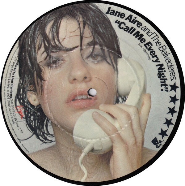 7” Jane Aire &amp; The Belvederes Call Me Every Night / Lazy Boy VS273 VIRGIN /00080