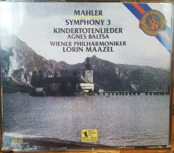 2discs CD Mahler, Agnes Baltsa, Wiener P Symphony 3 / Kindertotenlieder M2K42403 CBS Masterworks /00220