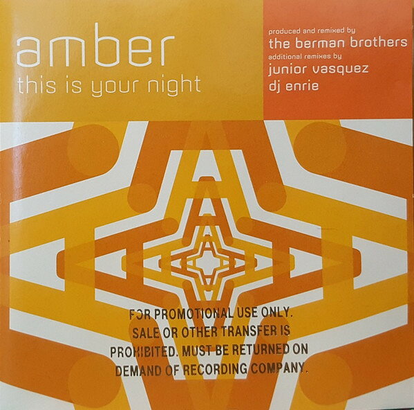Artist Name: D - 【中古】CD Amber This Is Your Night TBXCD735 Tommy Boy /00110