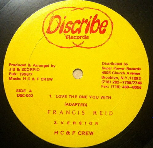 12” Francis Reid / Donna V Love The One You With / Time To Rise Time To Fall DSC002 Discribe Records /00250