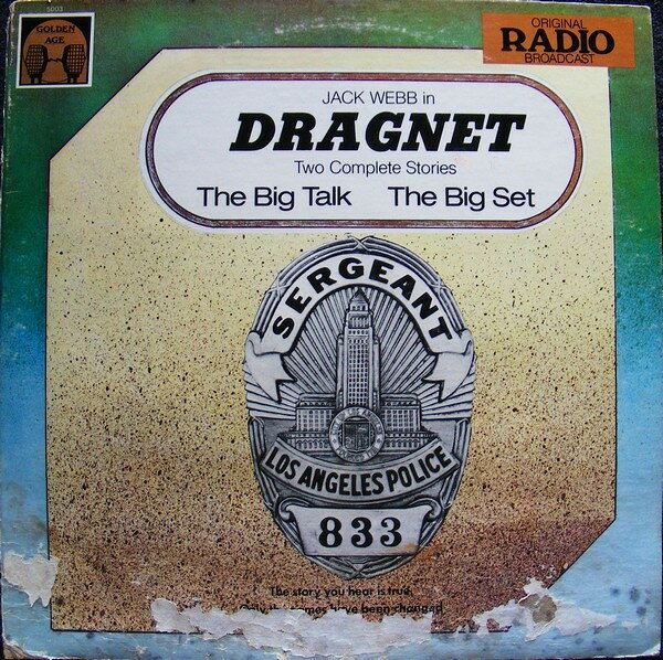 【中古】LP Dragnet (9) Starring Jack Webb Dragnet - Two Complete Stories GA5003 Golden Age Records /00260